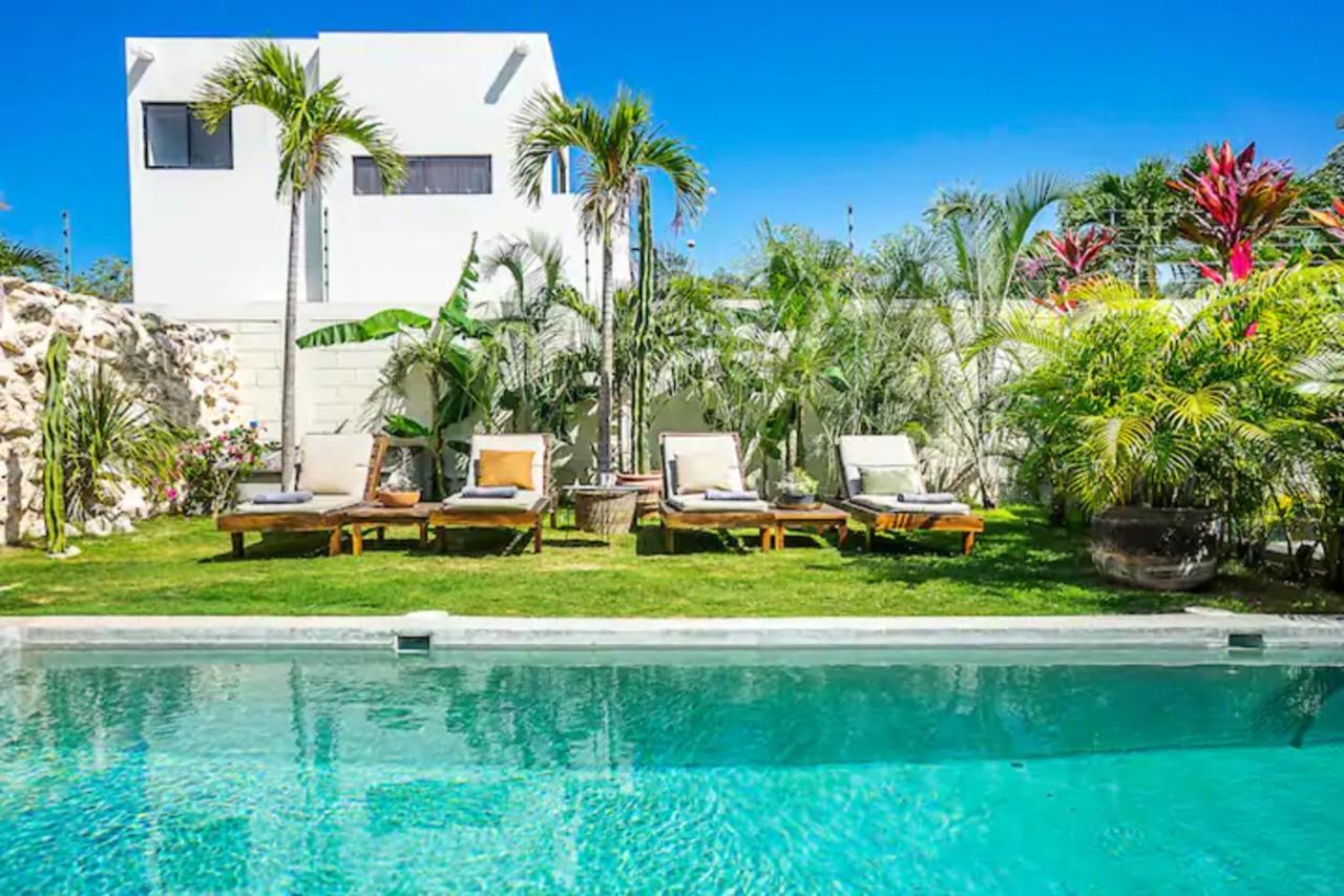 Casa Lou, Large House And Pool, Beach Club Access Villa Tulum Bagian luar foto